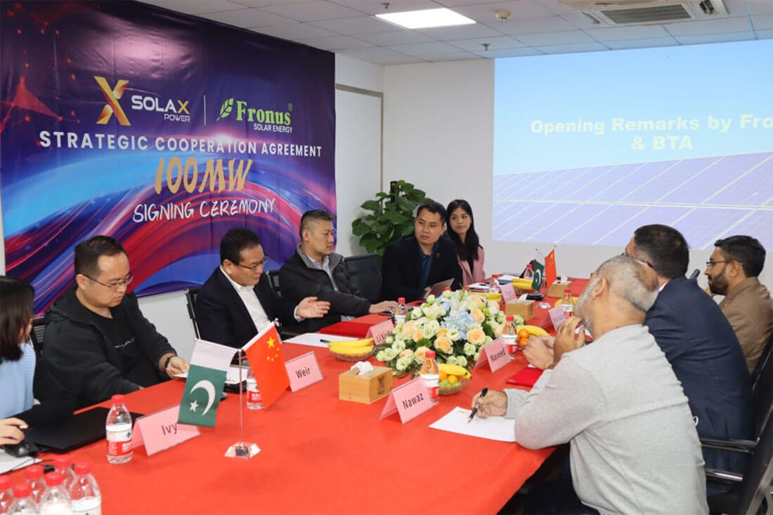 SolaX Signed a 100MW Strategic Cooperation Agreement with Fronus