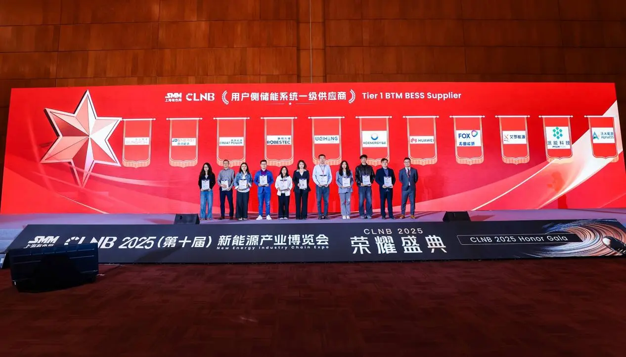 SolaX Ranked SMM Global Tier 1 BTM BESS Supplier: A Major Milestone in Energy Storage